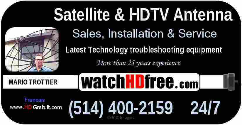Satellite & HD Antenna Services Montreal
