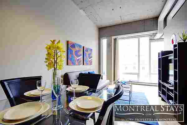 1 year lease! Awesome big 3 ½ all included furnished downtown