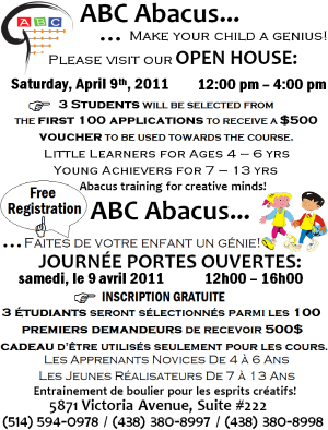 ABACUS - ACTIVE BRAIN CENTER - OPEN HOUSE