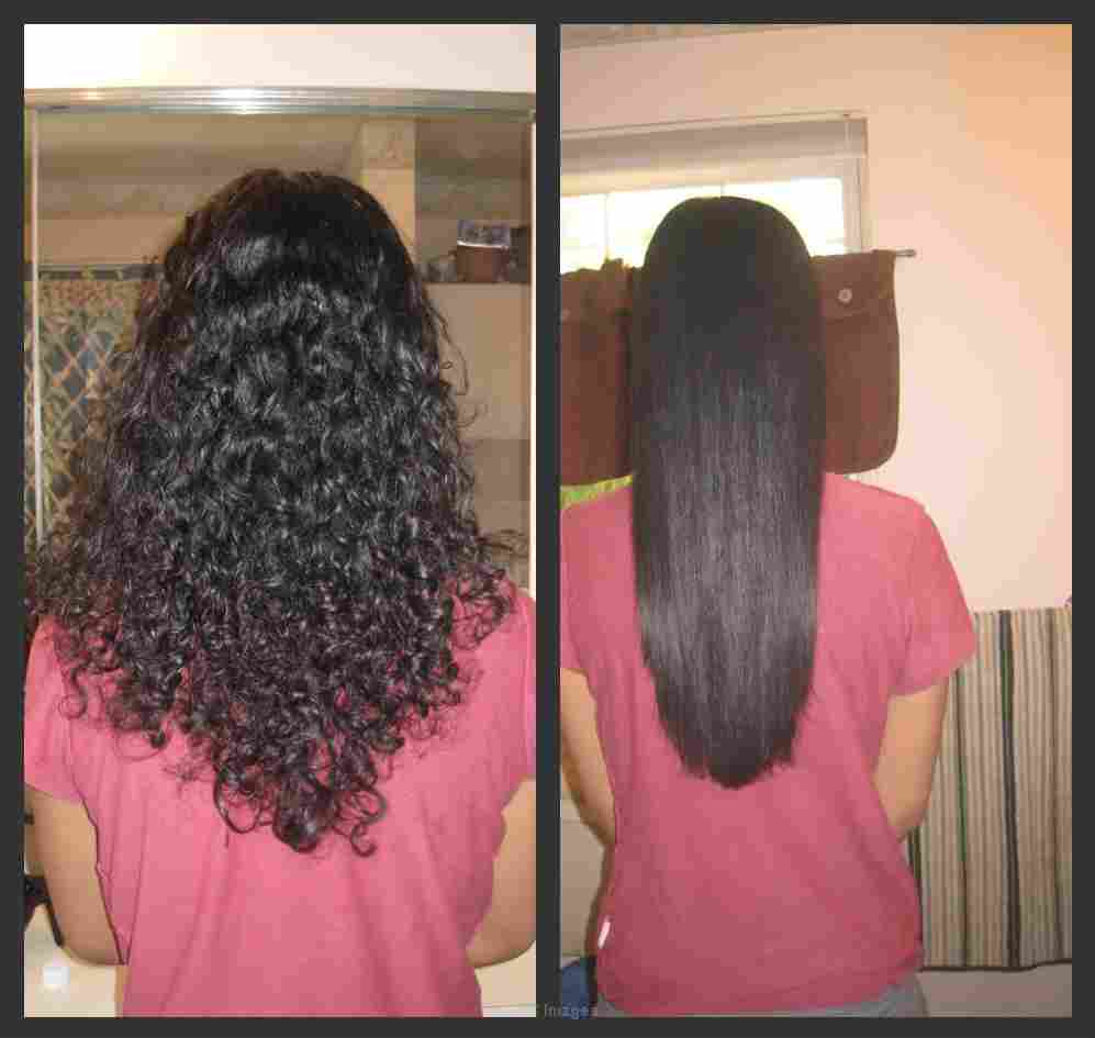Brazilian keratin treatment in Montreal by American stylist