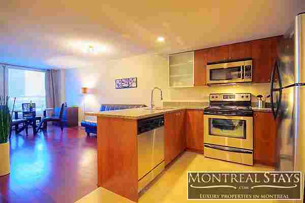 Charges included, furnished high class condo in historical downtown
