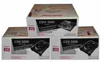 PIONEER PAIR CDJ-2000 DJ DVD CD PLAYER & DJM-2000 MIXER