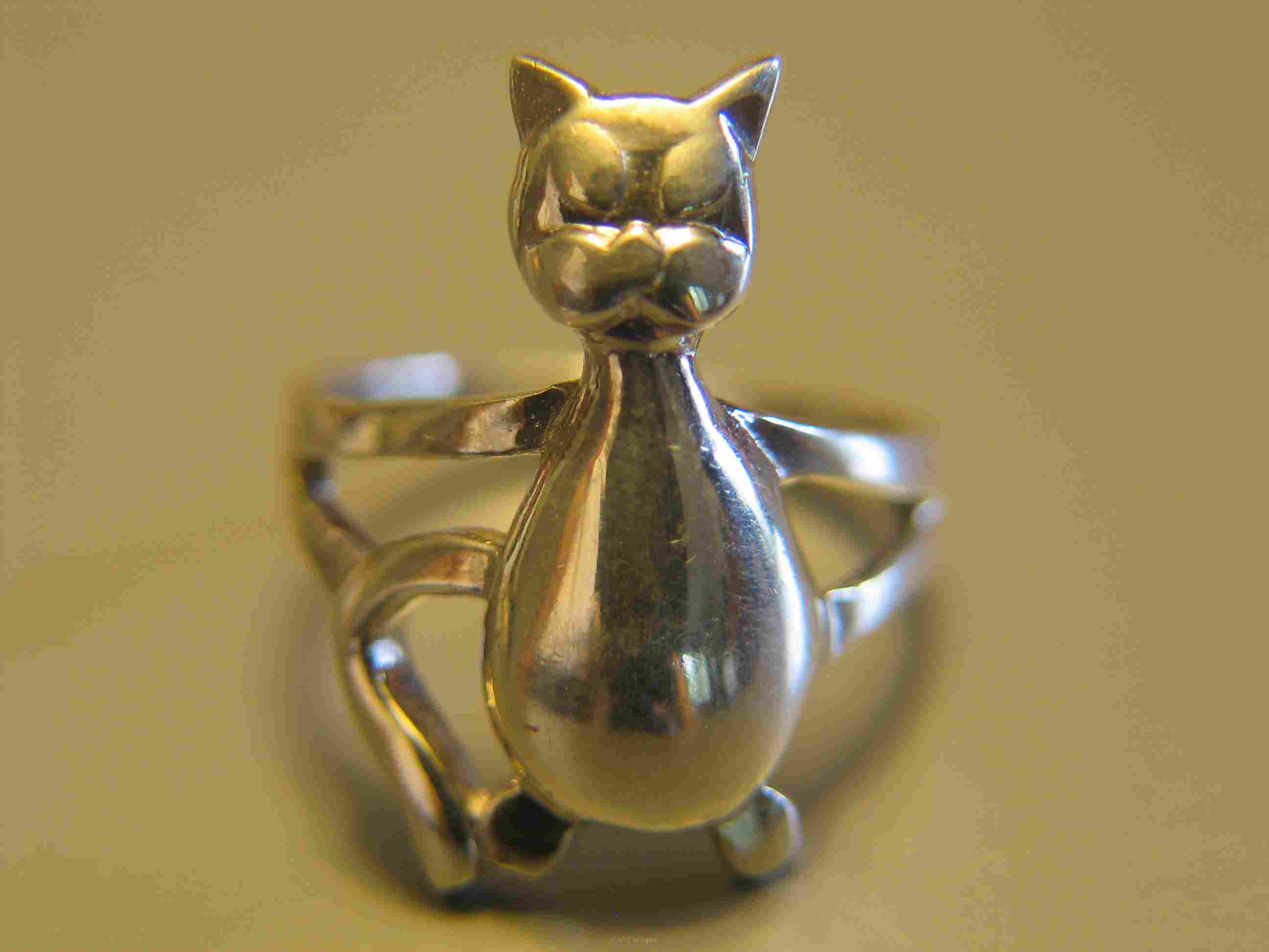 PSYCHIC TALISMAN RING STERLING SILVER.925 sz 7 