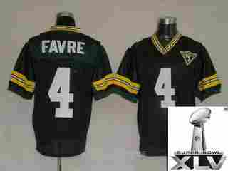 SELL Green Bay Packers 4 Brett Favre 1993 Green 2011 Super Bowl XLV NFL Jerseys