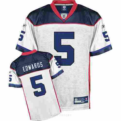 SELL:Buffalo Bills 5 Trent Edwards White NFL Jersey