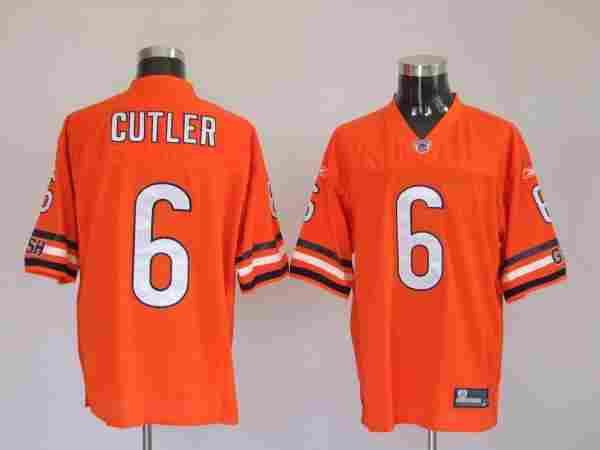 SELL:Chicago Bears 6 Jay Cutler Orange Football Jerseys
