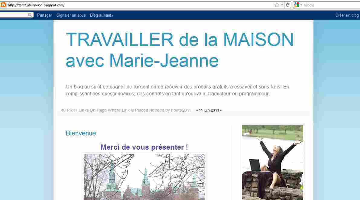  ! Travailler gratuitement de la maison avec l'internet !