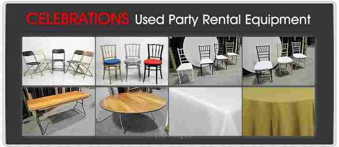 Used Party Rental Equipment for Sale!
