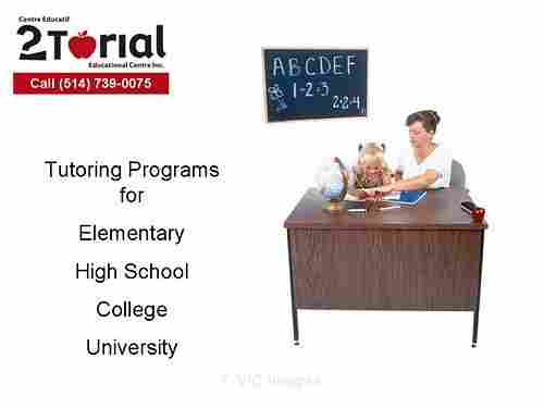 Tutoring Programs Montreal   514-739-0075