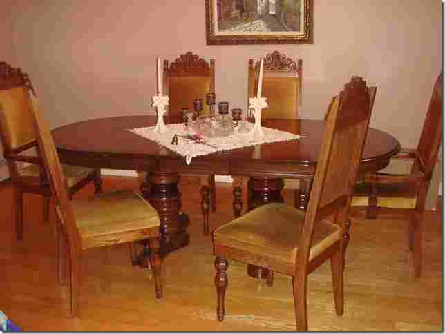 Solid Wood Dining Room Set