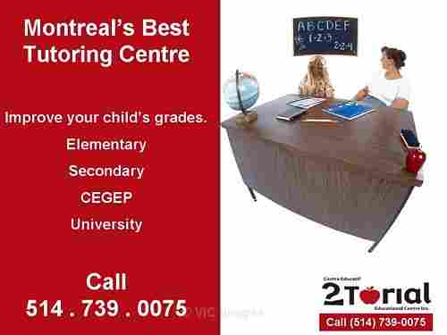 Tutoring Centre Montreal   514-739-0075