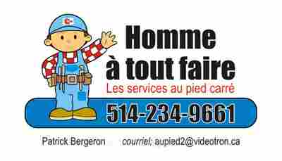 Homme à tout faire Montréal etRive-Sud