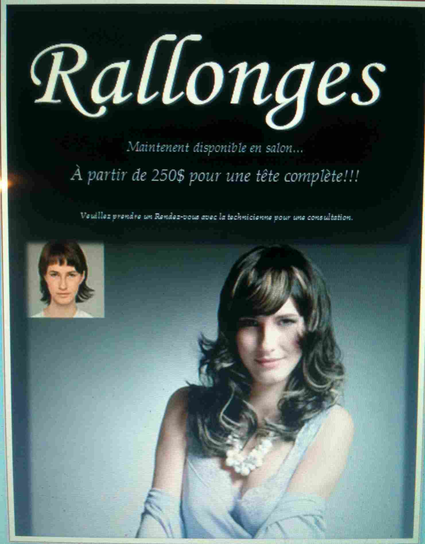 Rallonges a seulement/ Hair extensions 250$ tête complète!!!