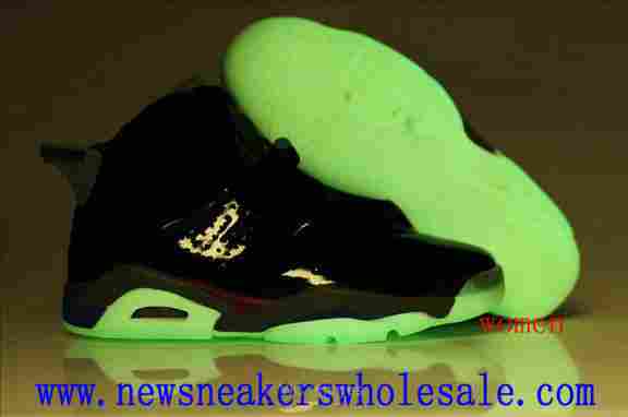 new style jordan 6 glow women shoes