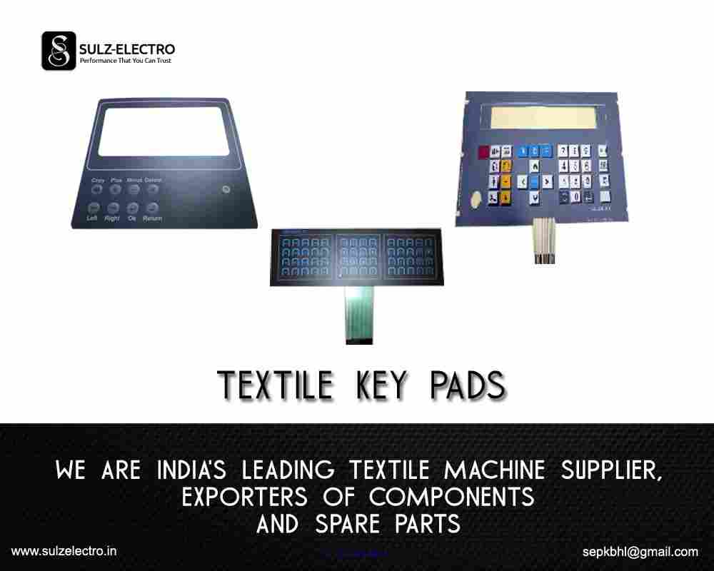 Textile Machine Key Pads Supplier, Textile Electronics Part Supplier