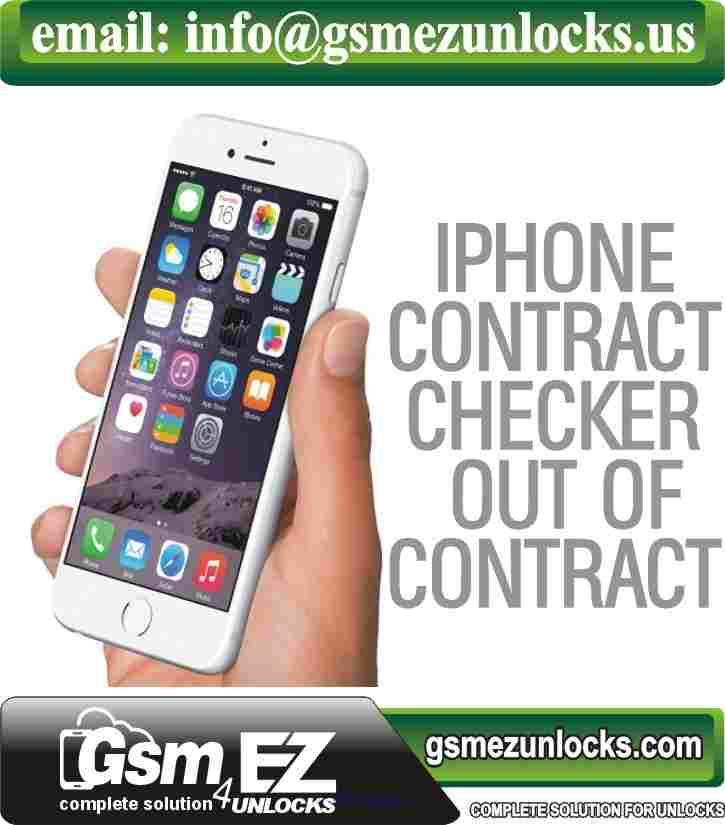 IPhone Contract Checker Out Of Contract