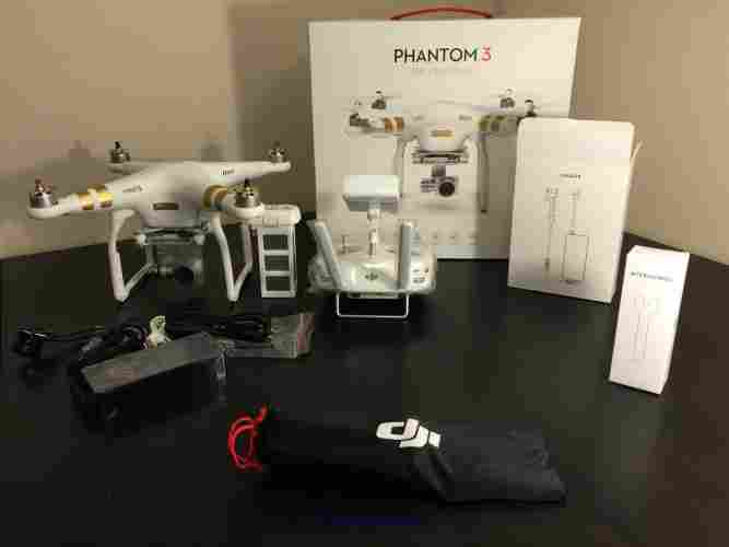 Dji Phantom 3 Professional Quadcopter 4K UHD Video Camera Drone