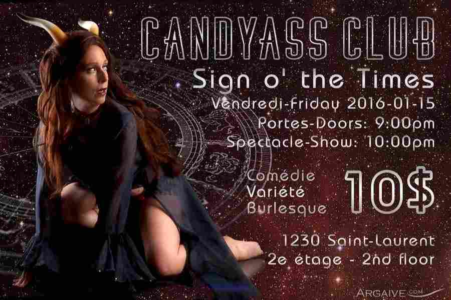 Sign O' The Times  Candyass Cabaret