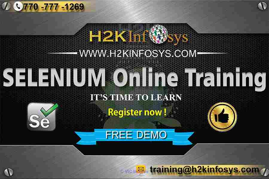 Selenium Training Course Online