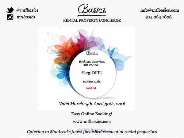 Montreal's Best Cleaning/Housekeeping Service!