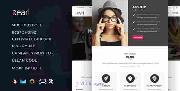 Pearl - HTML Multipurpose Email Template + Builder