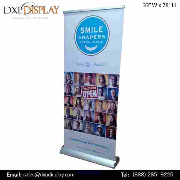 Branded Banner Stands with Free Shipping + free printing