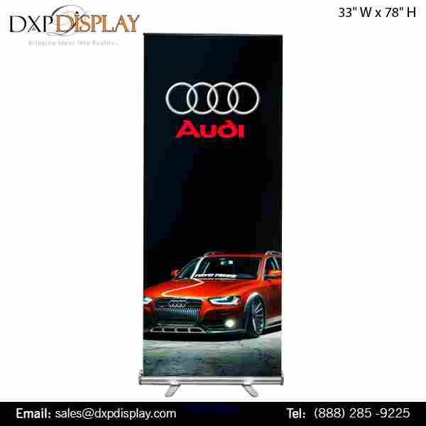 Roll Up Banner Stand with Full Graphics