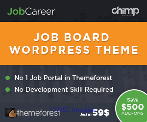 Best Premium Job Board Wordpress Theme - JobCareer 