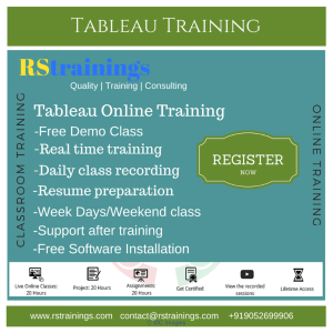 Tableau Online Training In hyderabad|usa|uk|australia|