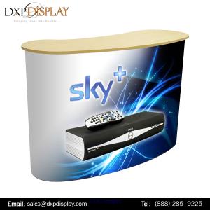Buy Now Trade Show Pop Up Counter Tables with Graphics Design