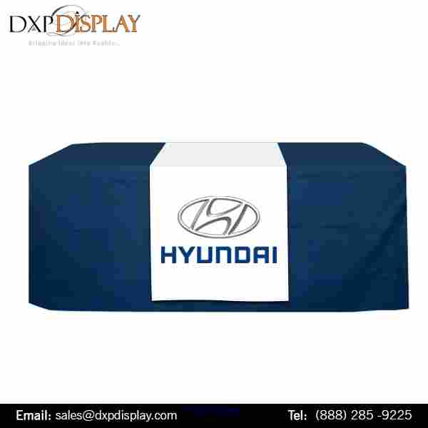 Custom Table Cover With Full Color Dye Sublimation Print
