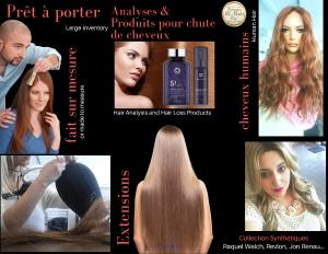 Wigs, Perruques, Extensions, Hairpieces, Volumateurs