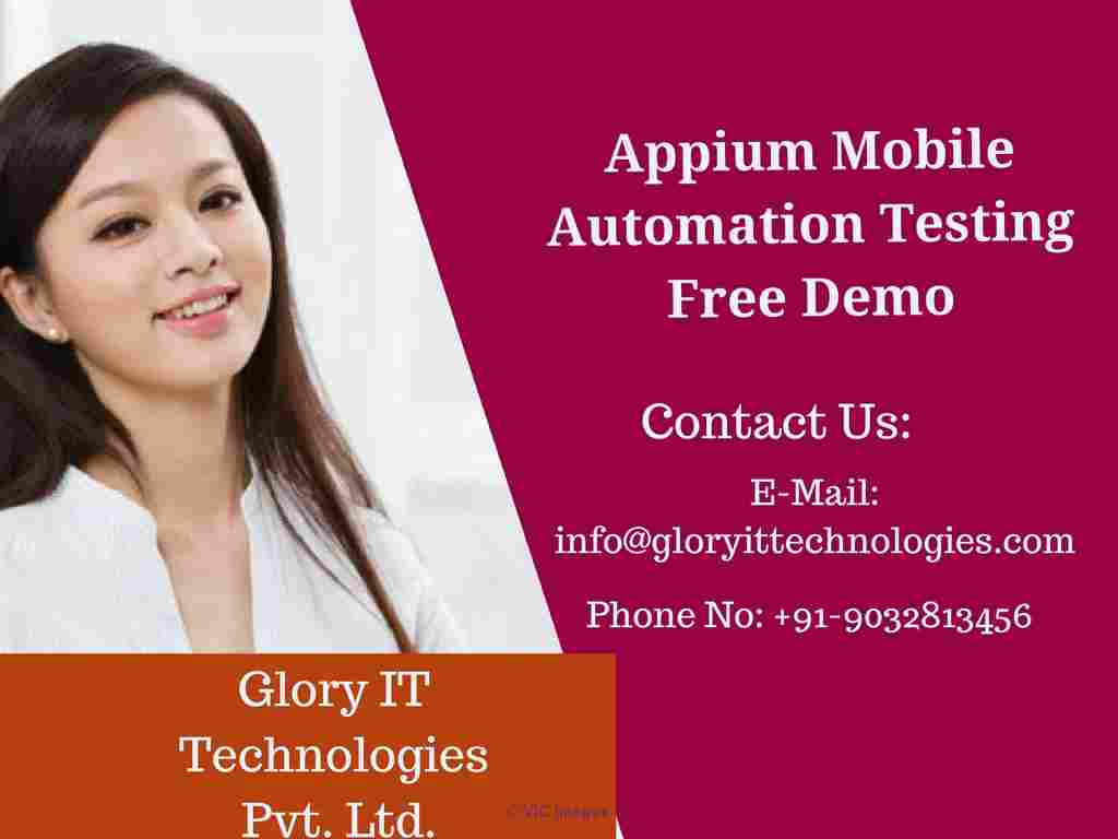 Appium Mobile Automation Testing Online Training