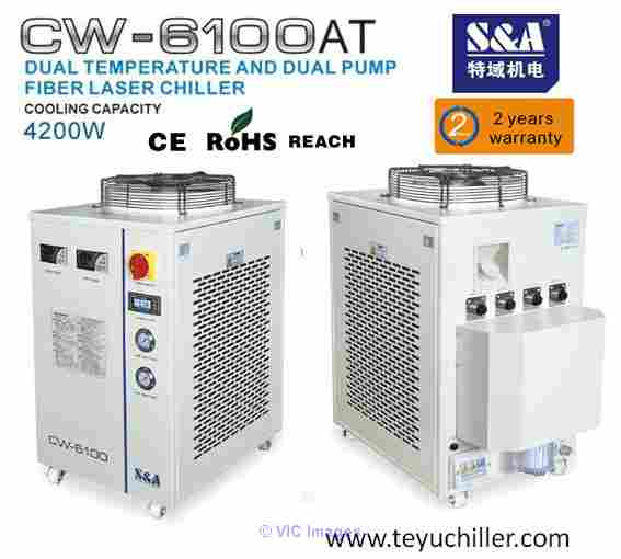 S&A recirculating chiller CW-6100AT for Raycus 500W Laser