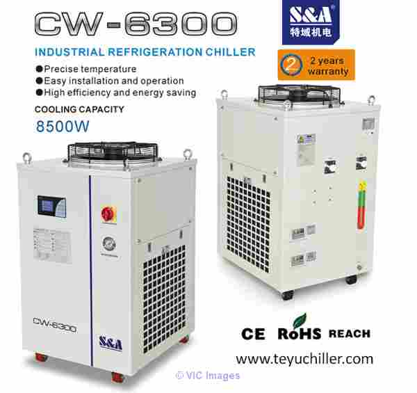 S&A water chiller for led lighting machine 220V/380V 60Hz/50Hz