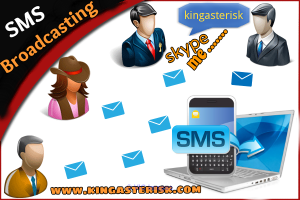 "sms broadcasting" provide by kingasterisk