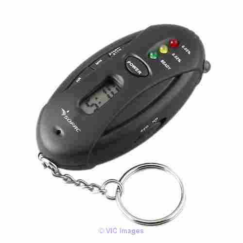 Compact Digital LCD Alcohol Analyzer Keychain | PapaChina