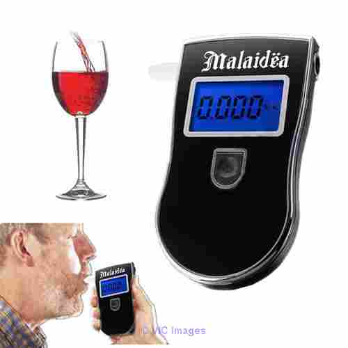 Digital Breath Alcohol Breathalyzer With Mouthpiece | PapaChina