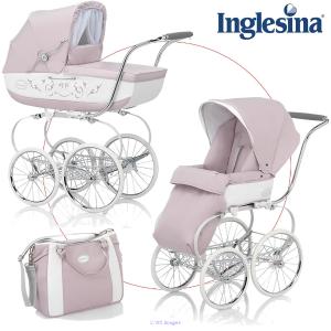  Inglesina Pushchair Classica with Carry Cot and Sport Seat