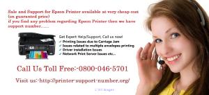 Printer Support Number for Epson 0800-046-5701 UK Help