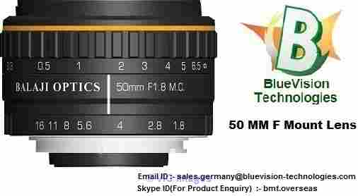 35 MM & 50 MM F-MOUNT MACHINE VISION LENSES – BLUEVISION TECHNOLOGIES 