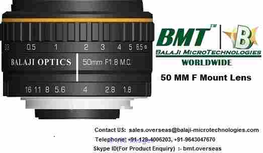35 MM & 50 MM F MOUNT MACHINE VISION LENS – MACHINE VISION INDIA