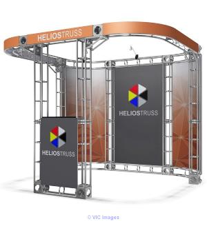 Trade Show Booths – HELIOS Truss dsiplay