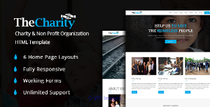 The Charity - HTML Template for Charity & Non Profit Organization