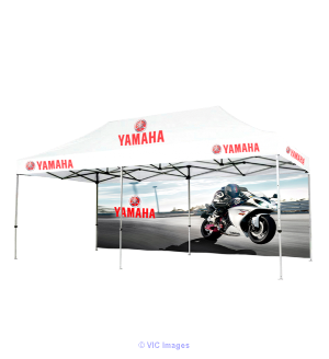 Budget friendly Canopy Tents with Custom Print 