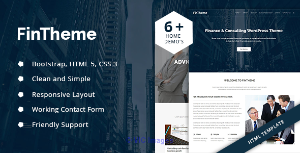 Fintheme - HTML Template - For Finance & Consultants by zozothemes