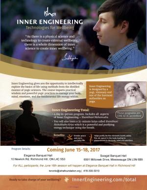 Inner Engineering  - Health, Peace and Joy with in