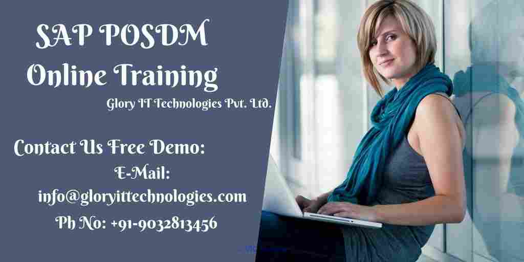 SAP POSDM Online Training Tutorial