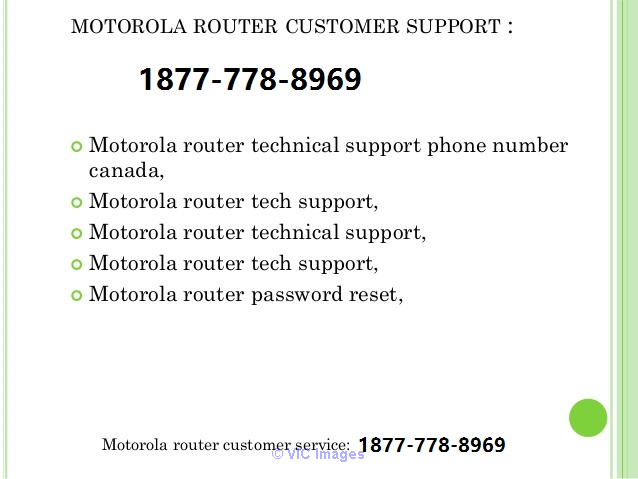 Best Motorola |1-877-778-8969| Router Support USA