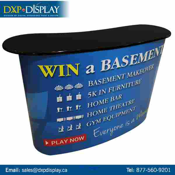Trade Show Counter Tables for Promotion of Brand!